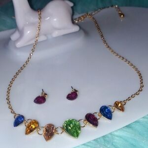Necklace earrings set Gift Box